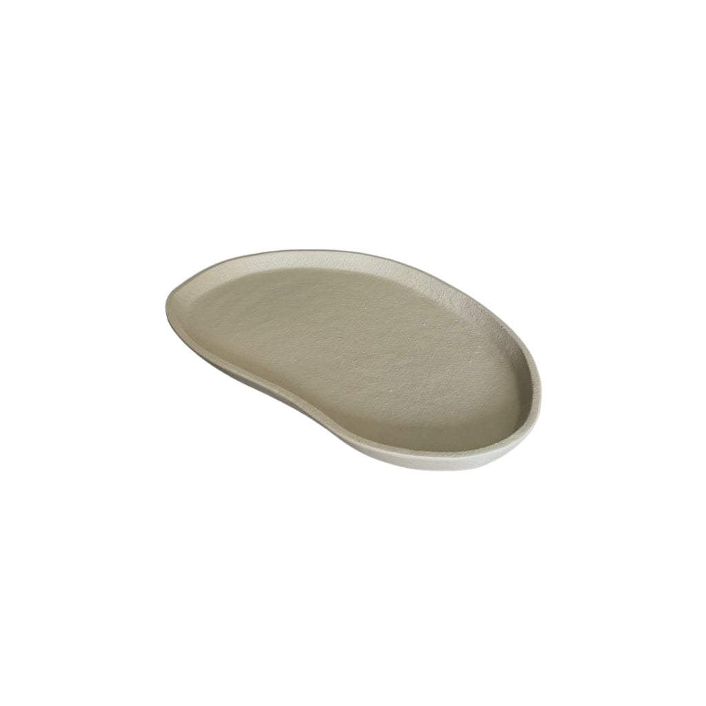 STILL Schaal Organische Vorm Beige - 35 cm