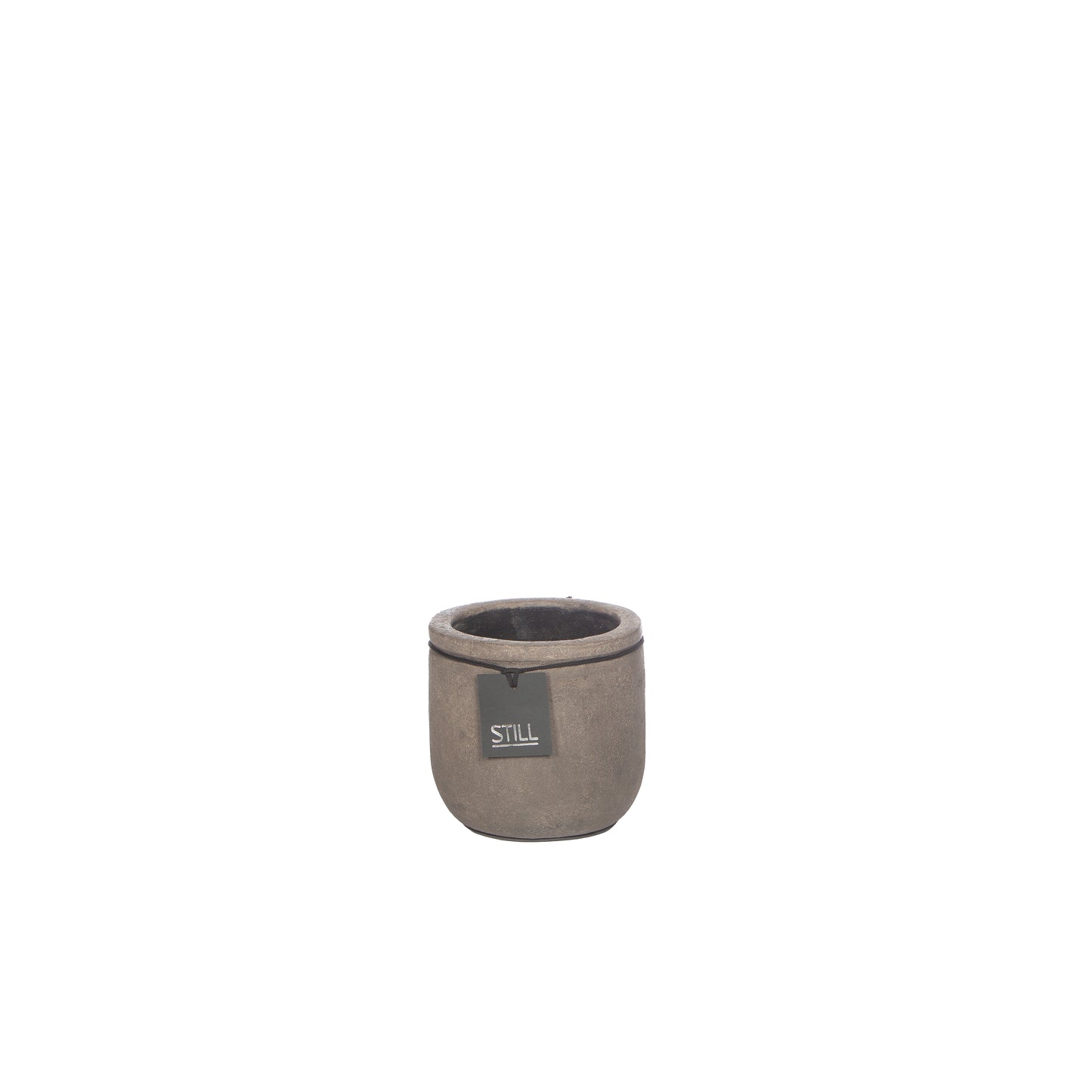 STILL Planter Pot Lijn Dark - 16x16 cm