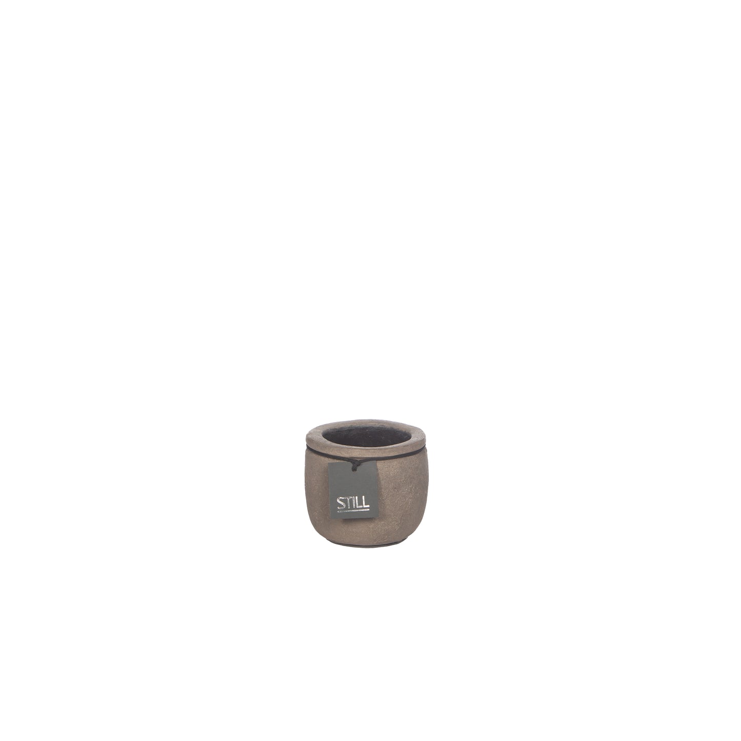 STILL Planter Pot Lijn Dark - 14x12 cm