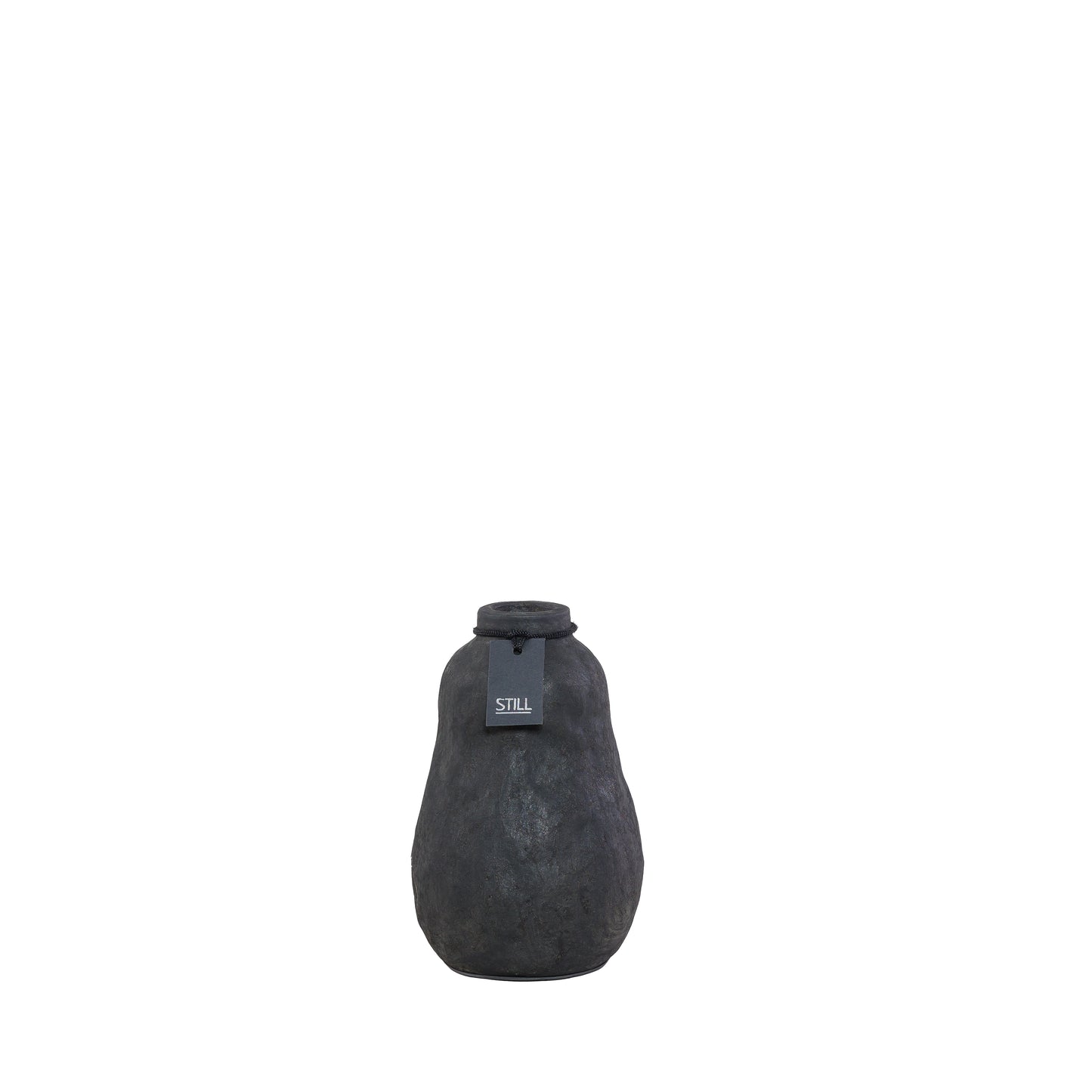 STILL Flesvaas Organische Vorm Black Series - 18x12 cm
