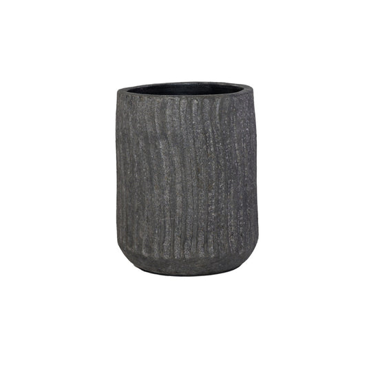 STILL Planter Pot met Ribbels Earth - 22x16 cm
