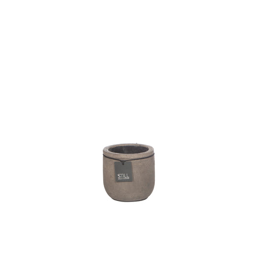 STILL Planter Pot Lijn Dark - 16x16 cm