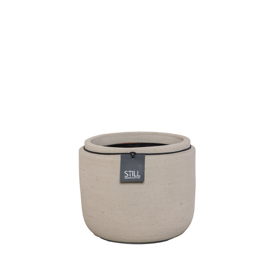STILL Planter Pot Neck Taupe - 22x18 cm