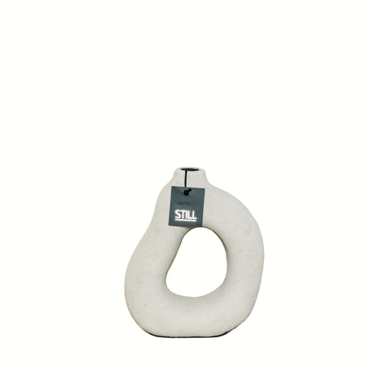 STILL D Vaas Organische Vorm Beige - 23x22 cm
