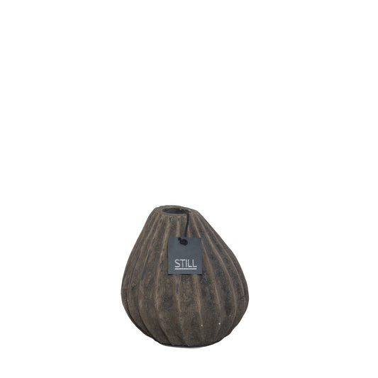 STILL Vaas Fan Dark Brown - 22x22 cm