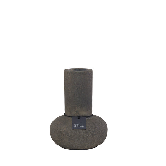 STILL Low Vase Dark Brown - 25x20 cm