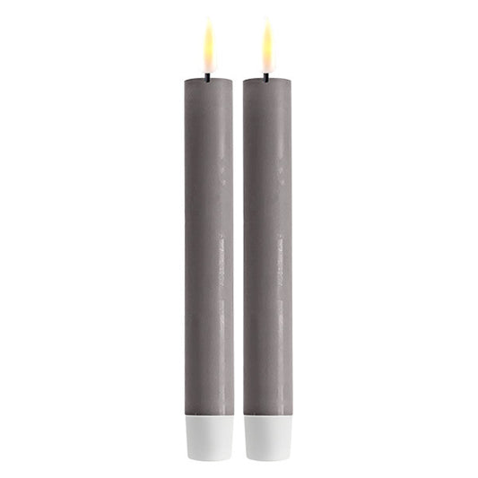 Deluxe Homeart Led kaars Grijs